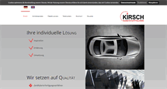 Desktop Screenshot of kirsch-kunststofftechnik.de