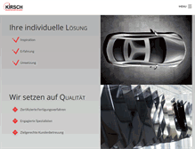 Tablet Screenshot of kirsch-kunststofftechnik.de